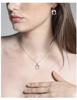 Anhänger Loving Palladio  2D in Weißgold Diamante 01B SERLIANA - 01B SERLIANA